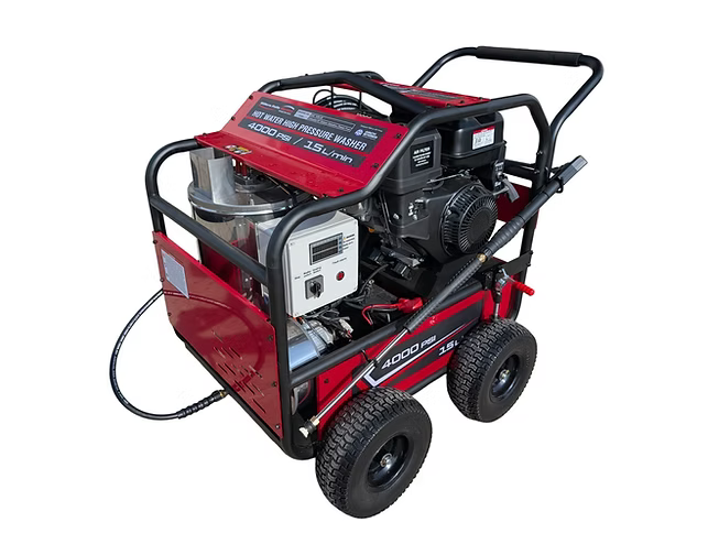 Hot Water Petrol Pressure Washer 4000psi 16HP Electric Start
