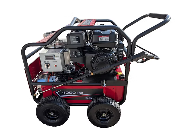 Hot Water Petrol Pressure Washer 4000psi 16HP Electric Start