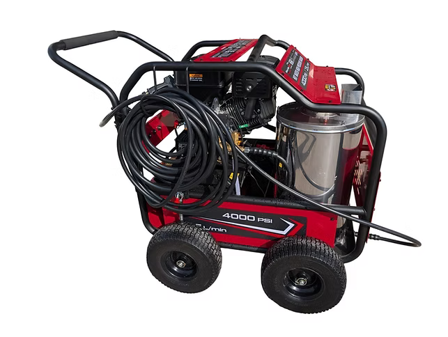 Hot Water Petrol Pressure Washer 4000psi 16HP Electric Start