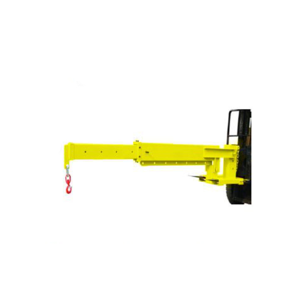 Adjustable Fork Mounted Pivoting Crane