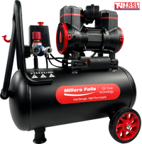 ACOF900W24L Oil Free Air Compressor – 1.2HP, 24L Tank, 170L/min Quiet Series