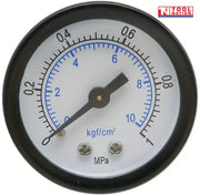 Close-up of the AFR2000 pressure gauge face with MPa and kgf/cm² markings.