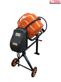 Cement Mixer – 120L drum, 2.2 cu ft mix, 240V, 3/4HP motor