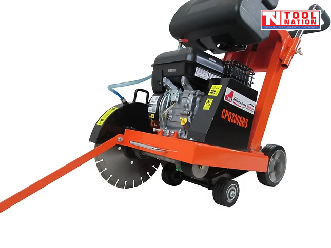 Floor Saw 350mm Blade 80mm Depth Millers Falls Engine