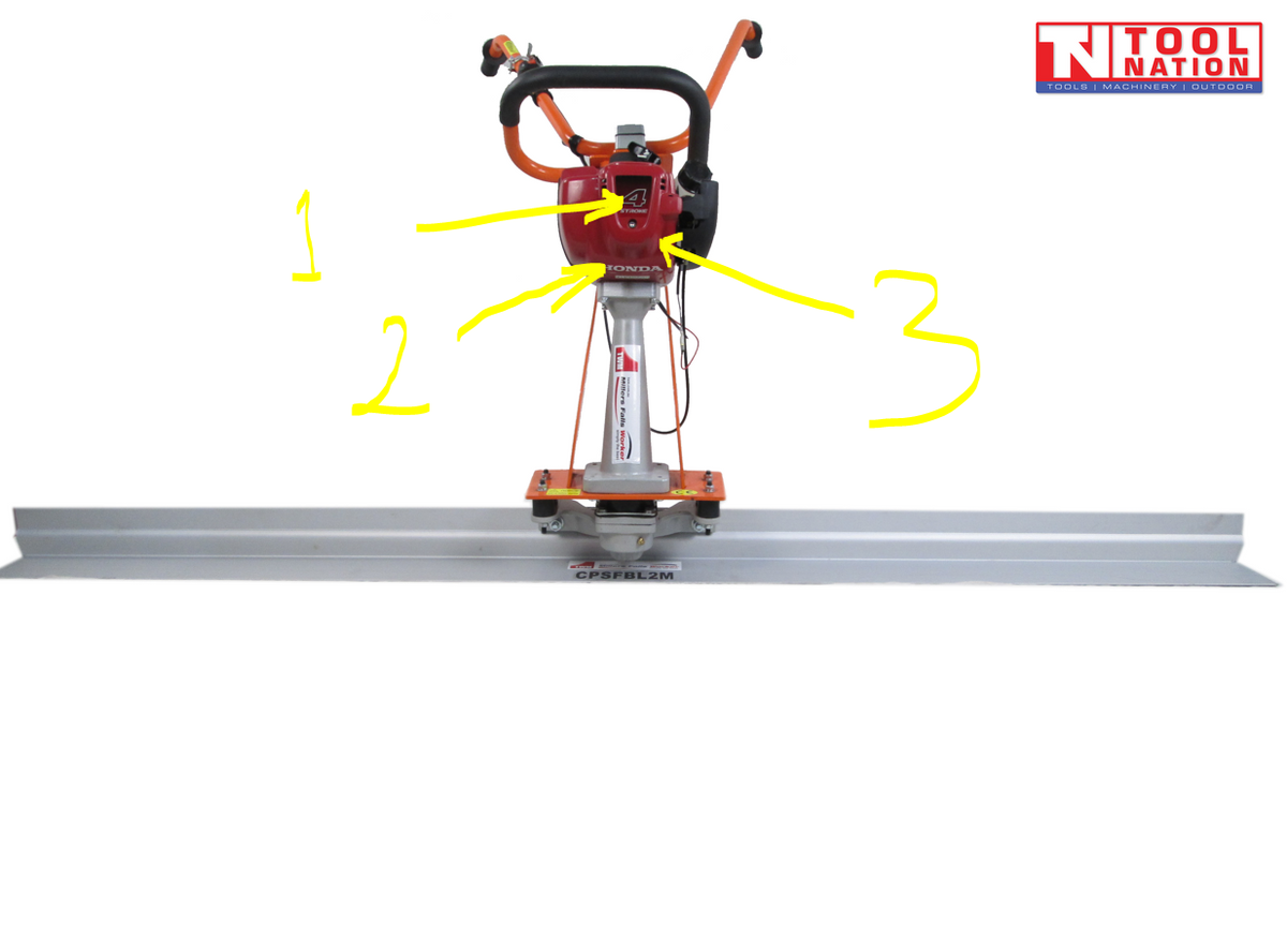 Cpsfz – Concrete Finishing Screed With Millers Falls S35 Engine