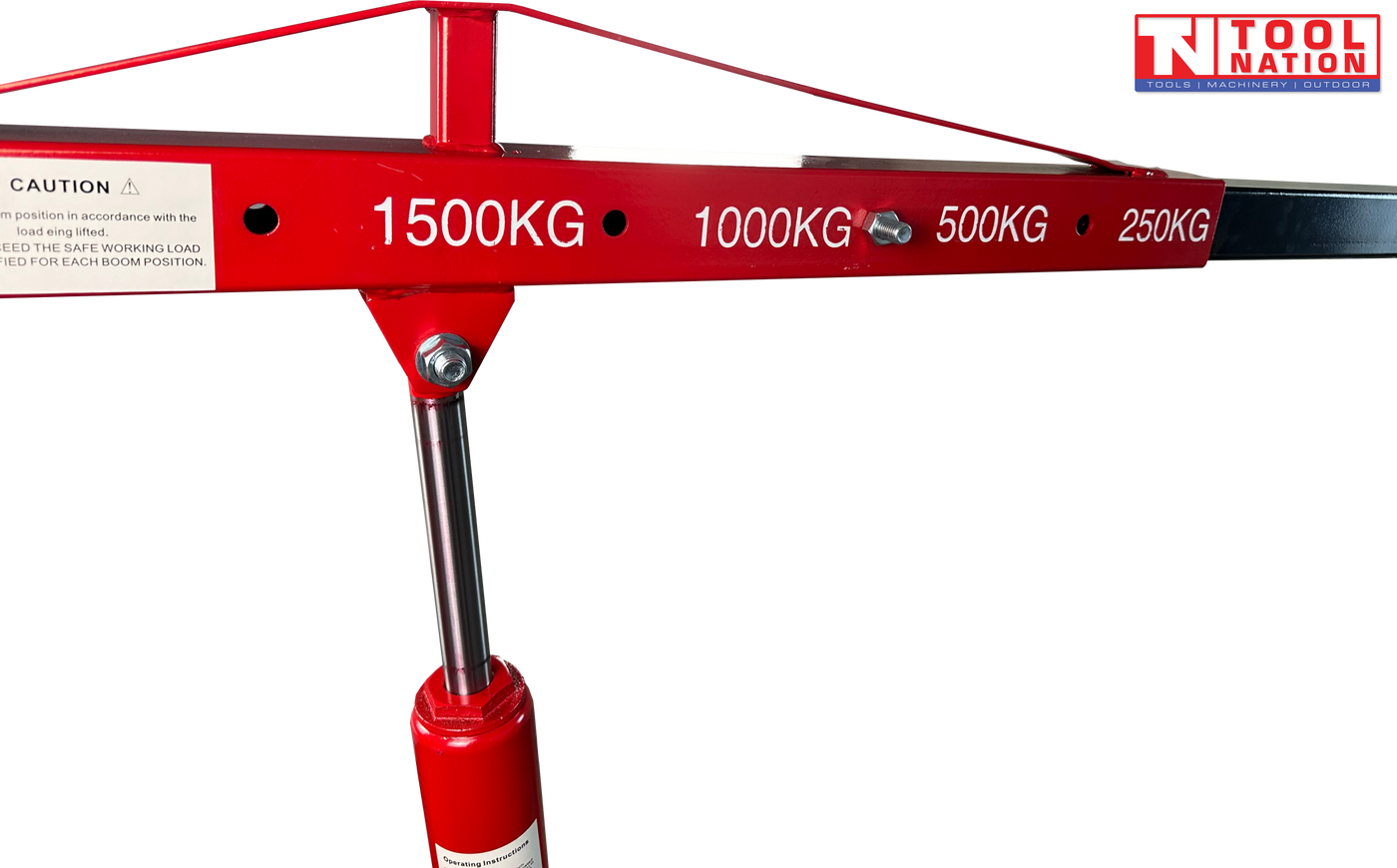 CR2TFAIR air hydraulic engine crane 1500kg capacity heavy-duty folding workshop hoist with wheels and hook