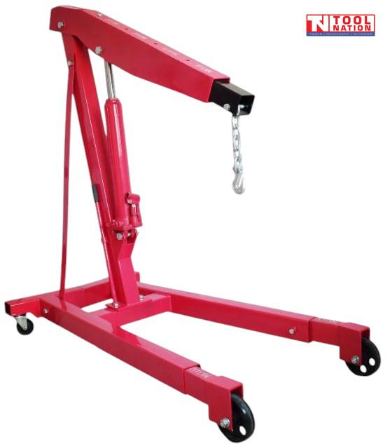 CRANE3T 3000kg engine hoist with adjustable boom and hydraulic lifting system for garage and workshop use