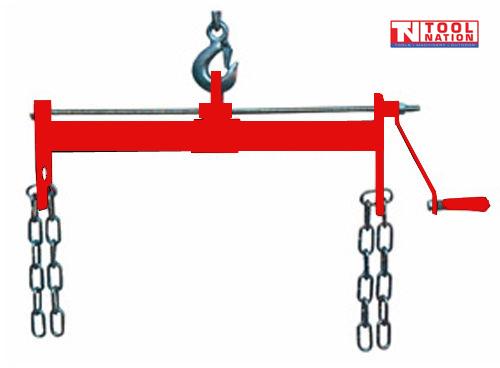 ELEV15 engine leveller 750kg capacity adjustable load leveler with chains and crank handle for engine hoist use