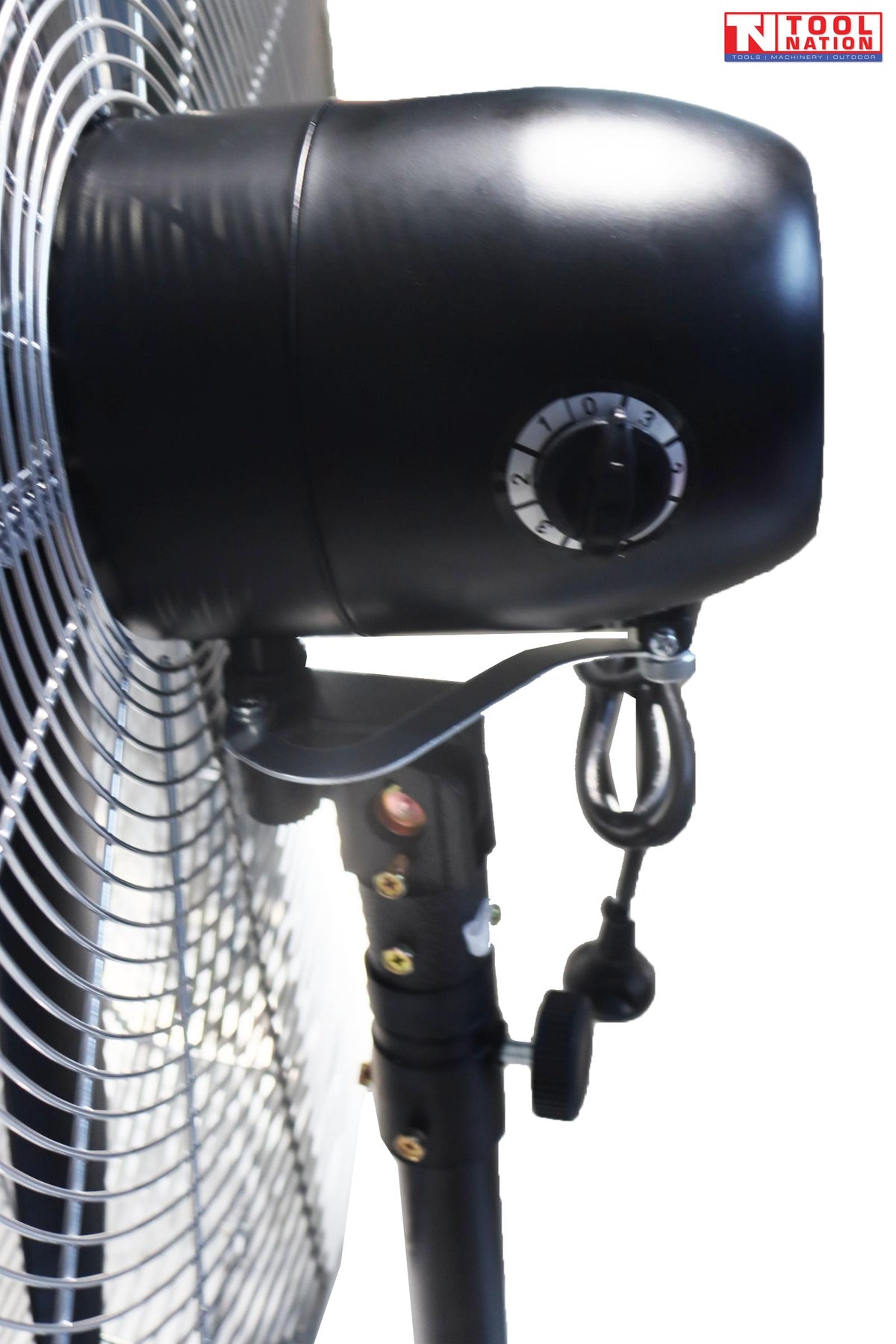 Pedestal Fan – 750mm, 280W, 3 speeds, oscillating, cross base, 240V