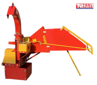PTO Wood Chipper 8" Shredder Mulcher Auto Feed Longer Swivel Chute 3PL Tractor
