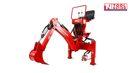 Tractor Backhoe Attachment – 3-Point Linkage, 15–40HP tractors, 1450mm dig