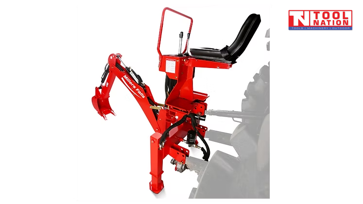 Tractor Backhoe Attachment – 3-Point Linkage, 15–40HP tractors, 1450mm dig