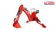 Tractor Backhoe Attachment – 25–50HP, 2200mm dig depth, 3200mm reach