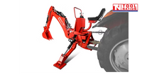 Tractor Backhoe Attachment – 25–50HP, 2200mm dig depth, 3200mm reach