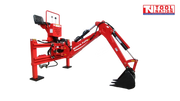 Tractor Backhoe Attachment with Side Shift – 55–90HP, 2600mm dig depth