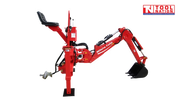 Tractor Backhoe Attachment with Side Shift – 55–90HP, 2600mm dig depth