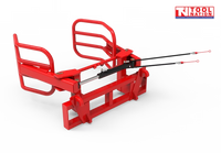Bale Gripper 150cm – 1200kg capacity, Euro hitch, tractor FEL & skid steer