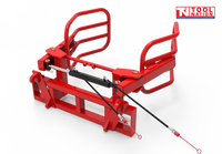 Bale Gripper 150cm – 1200kg capacity, Euro hitch, tractor FEL & skid steer