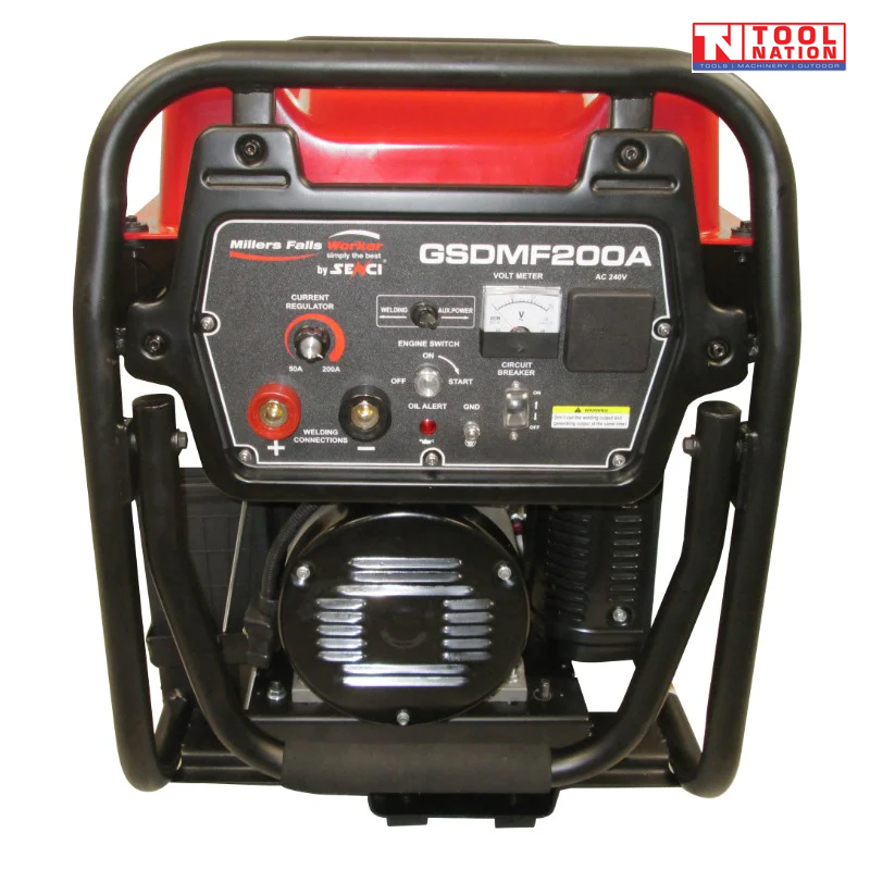 Millers Falls GSDMF200A Diesel 2-in-1 Welder Generator 200Amp 2.8kVA