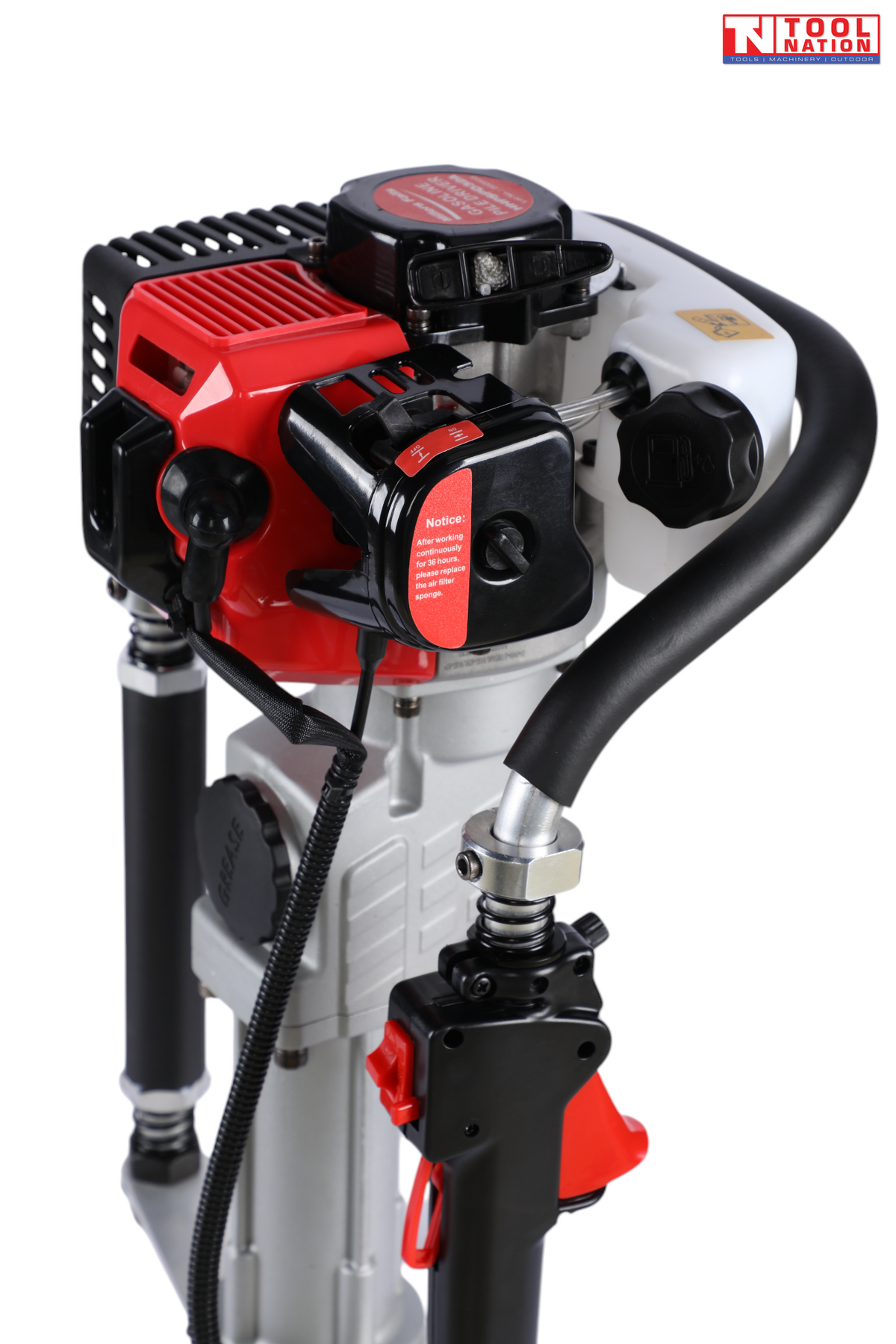 Petrol Post Driver 32.77cc – Compact & Lightweight,20–80mm Posts,20–55J Impact