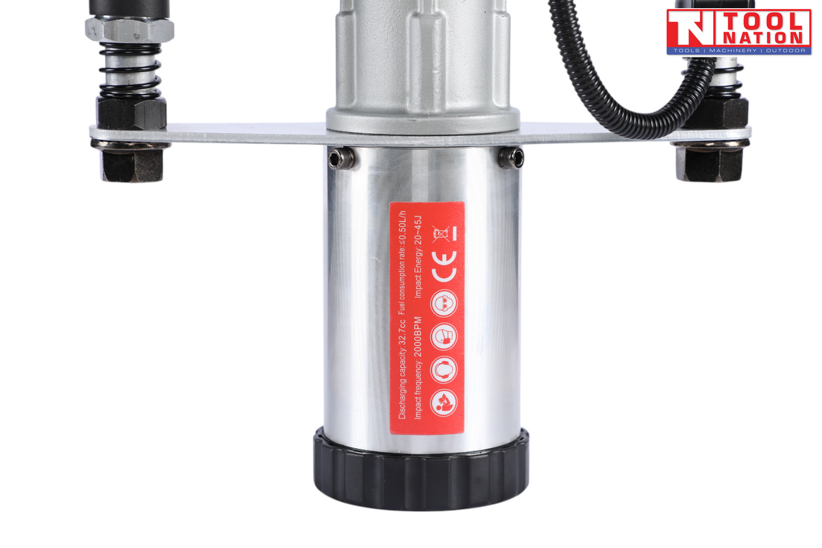 Petrol Post Driver 32.77cc – Compact & Lightweight,20–80mm Posts,20–55J Impact