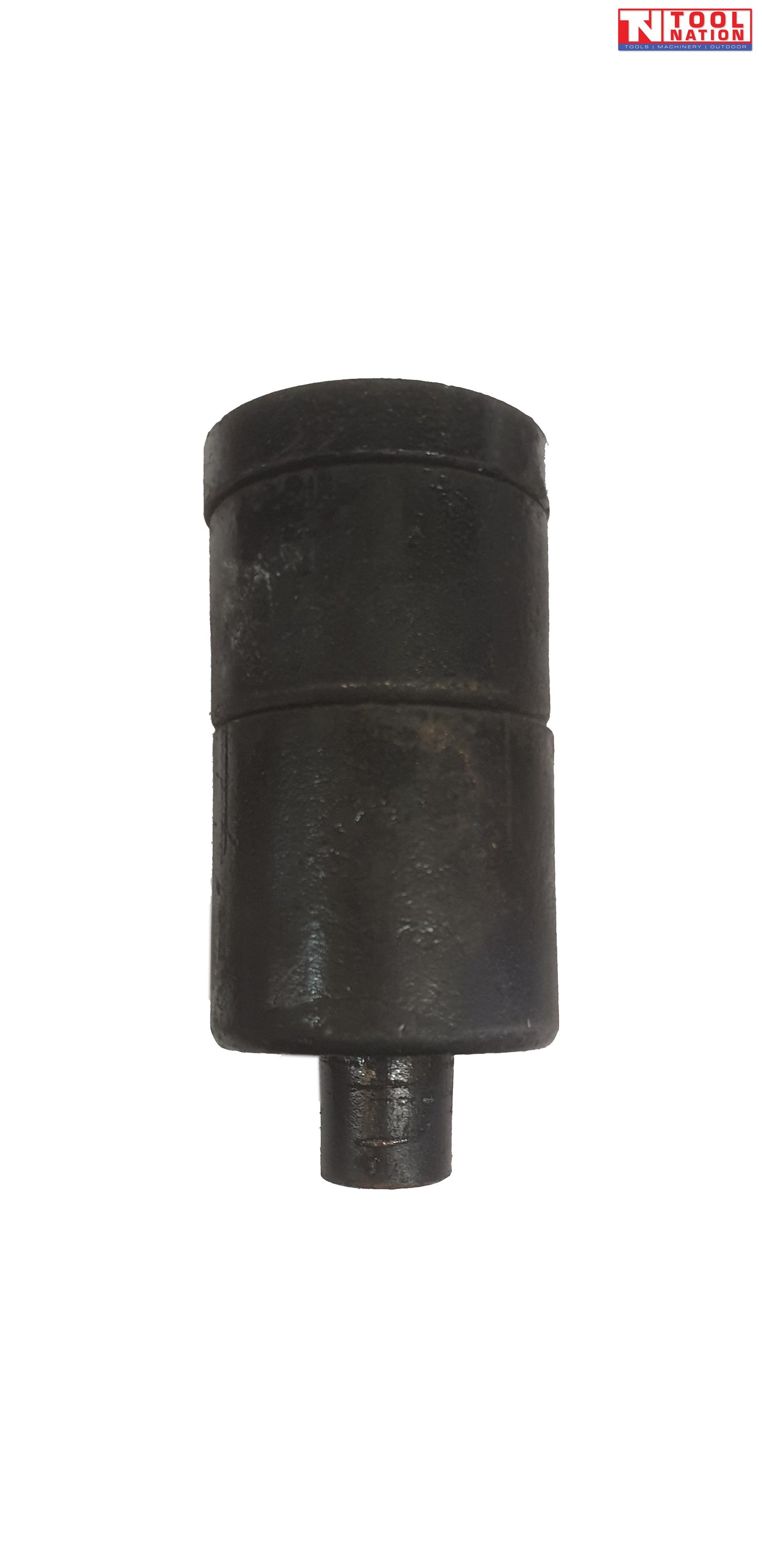 Close-up of black jack extension adaptor