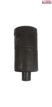 Close-up of black jack extension adaptor