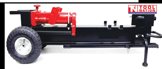 10 Ton Log Splitter Manual Heavy Duty Firewood Wood Cutter with wheels