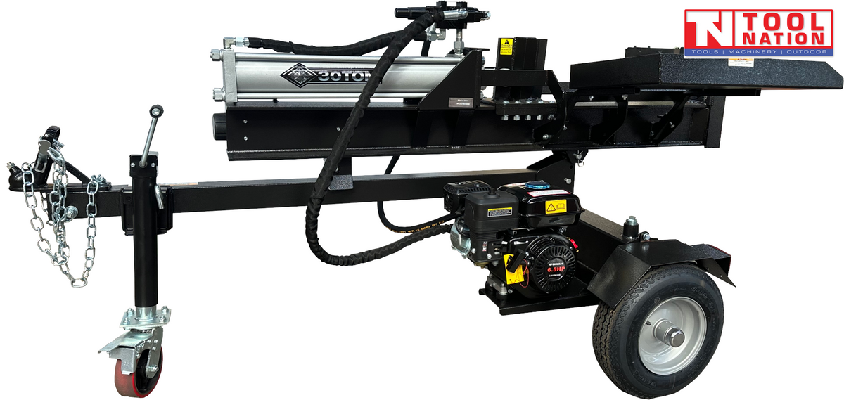 30 Ton Hydraulic Petrol Log Splitter With Side Table - Ls30Jttbd