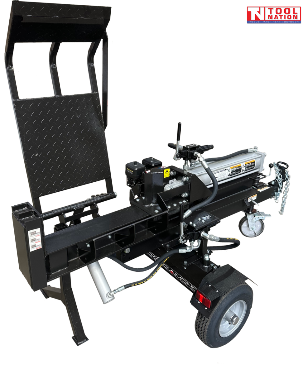 30 Ton Manual Start Log Splitter With Hydraulic Lift Table - Ls30Ltbd