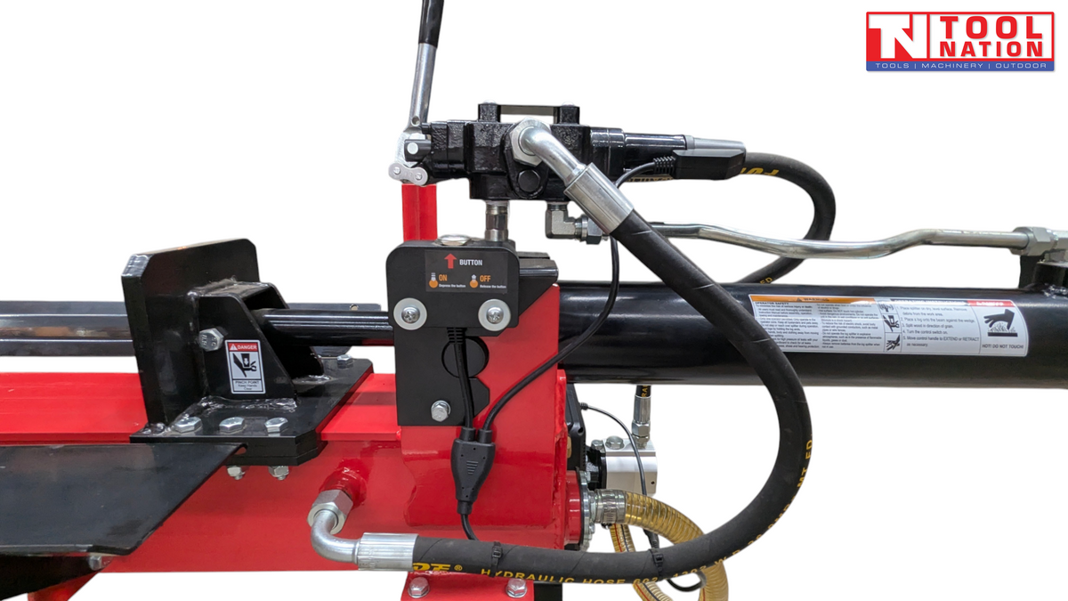 25T Battery Log Splitter – 60V brushless motor, 540mm log capacity