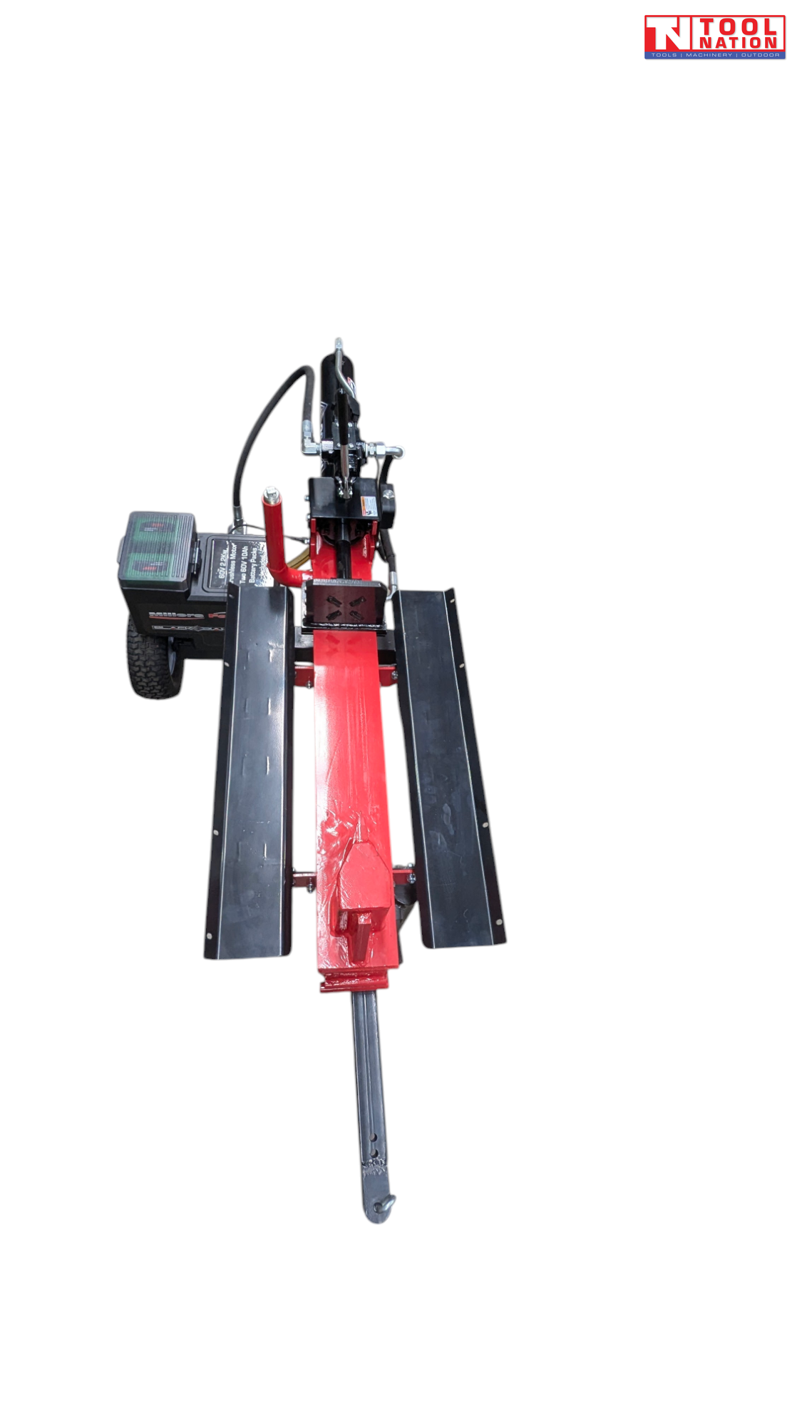 25T Battery Log Splitter – 60V brushless motor, 540mm log capacity