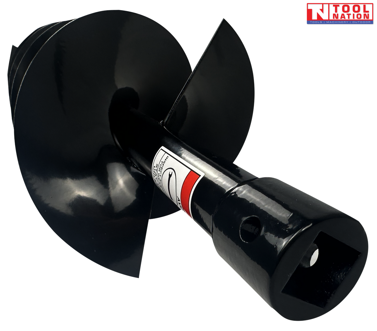 8″ Auger Bit (200mm) | Heavy Duty Steel | Suits PHD1000A Post Hole Digger