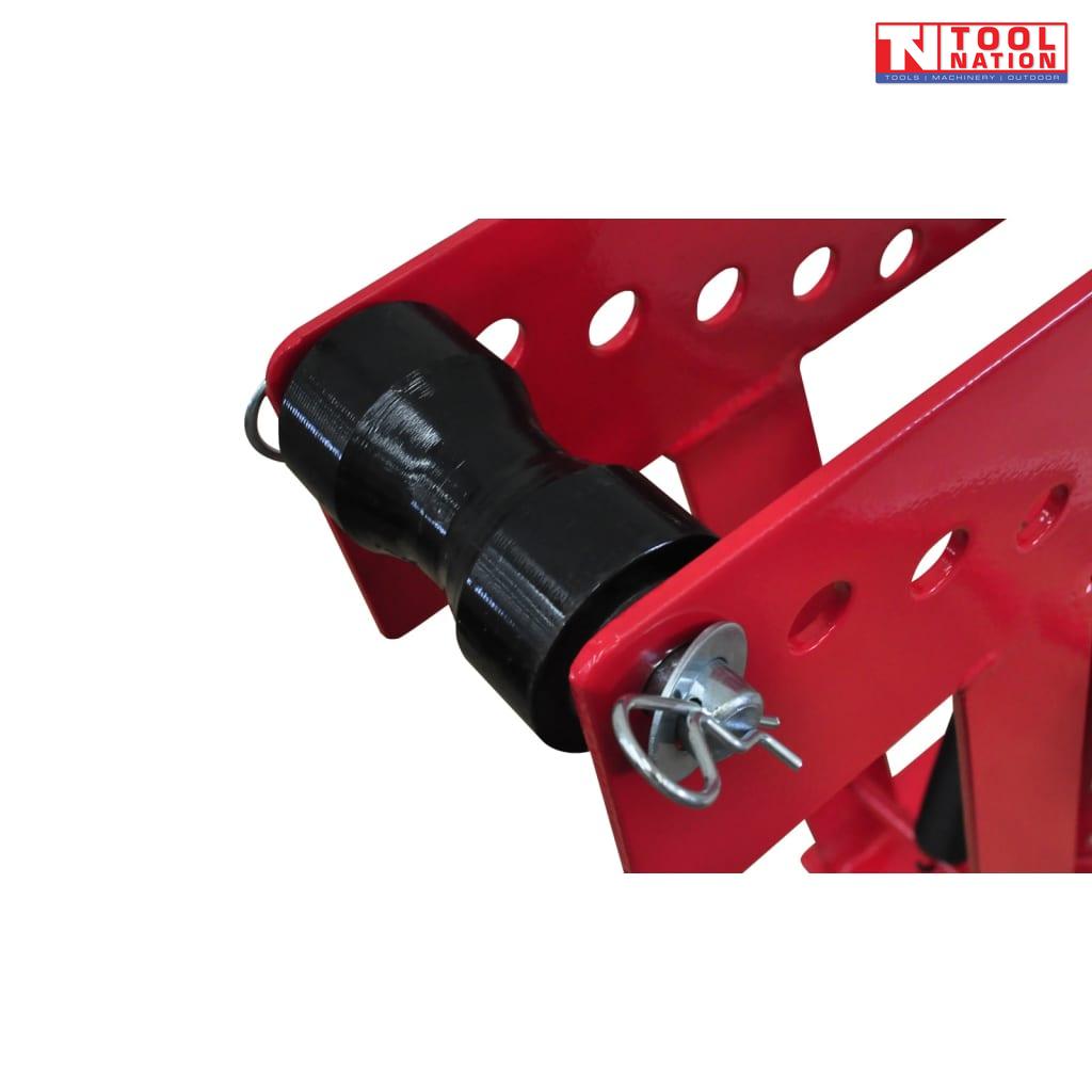 PIPE16 16-Ton Hydraulic Pipe Bender | Cast Iron | 8 Imperial Formers (½″–3″)