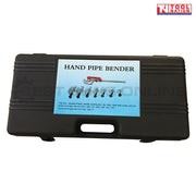 PIPE1TS Millers Falls hand tube and pipe bender carry case, portable manual pipe bending tool set for workshop and on-site use.