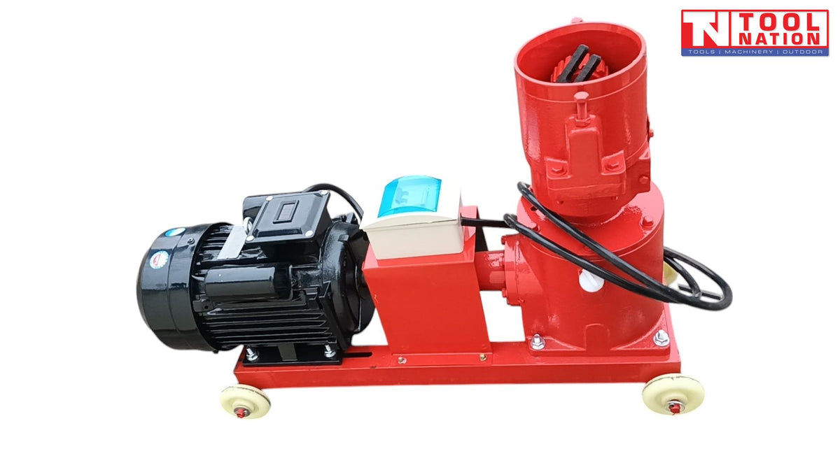 PMP100 Pellet Mill Press Machine | 3hp Motor | 75–100kg/hr Output