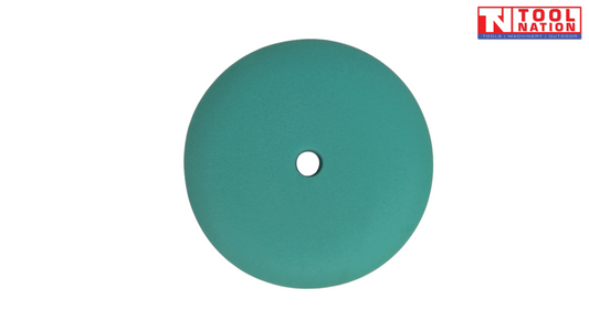 PPG Polishing Pad Soft Green | 180mm | Velcro Back | M14 Arbor Hole