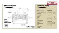 1200W MILLERS FALLS PORTABLE POWER STATION - PURE SINE WAVE - SOLAR