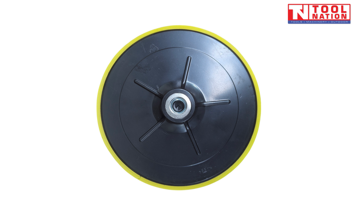 PPV Velcro Base Backing Plate | 180mm | For Polishing Pads | M14 Arbor Hole