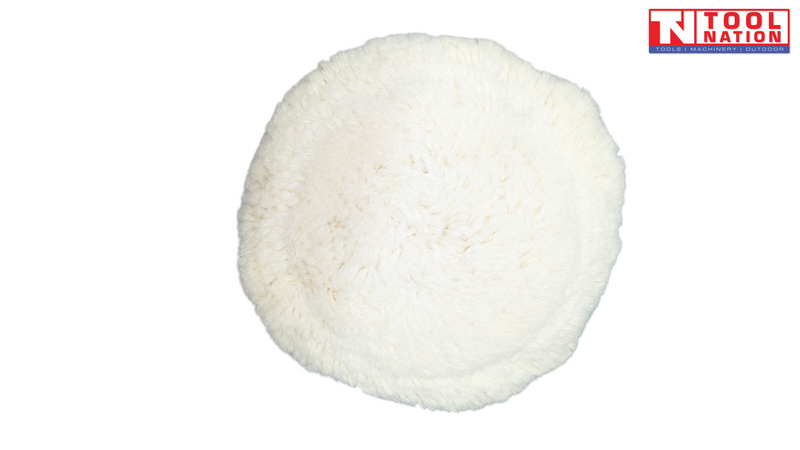 PPW Wool Polish Pad | 180mm | Velcro Back | M14 Arbor Hole