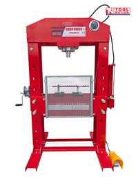 Shop Press 100 Ton Air Hydraulic Jack Bending with Sliding Head & Foot Pedal