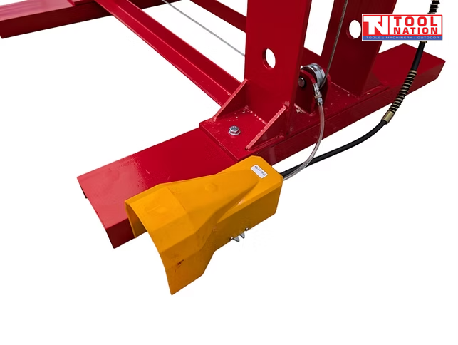 Shop Press 100 Ton Air Hydraulic Jack Bending with Sliding Head & Foot Pedal