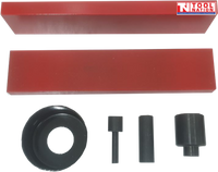 6-Piece Workshop Press Accessory Kit | Punches, Plates & Bearing Shield