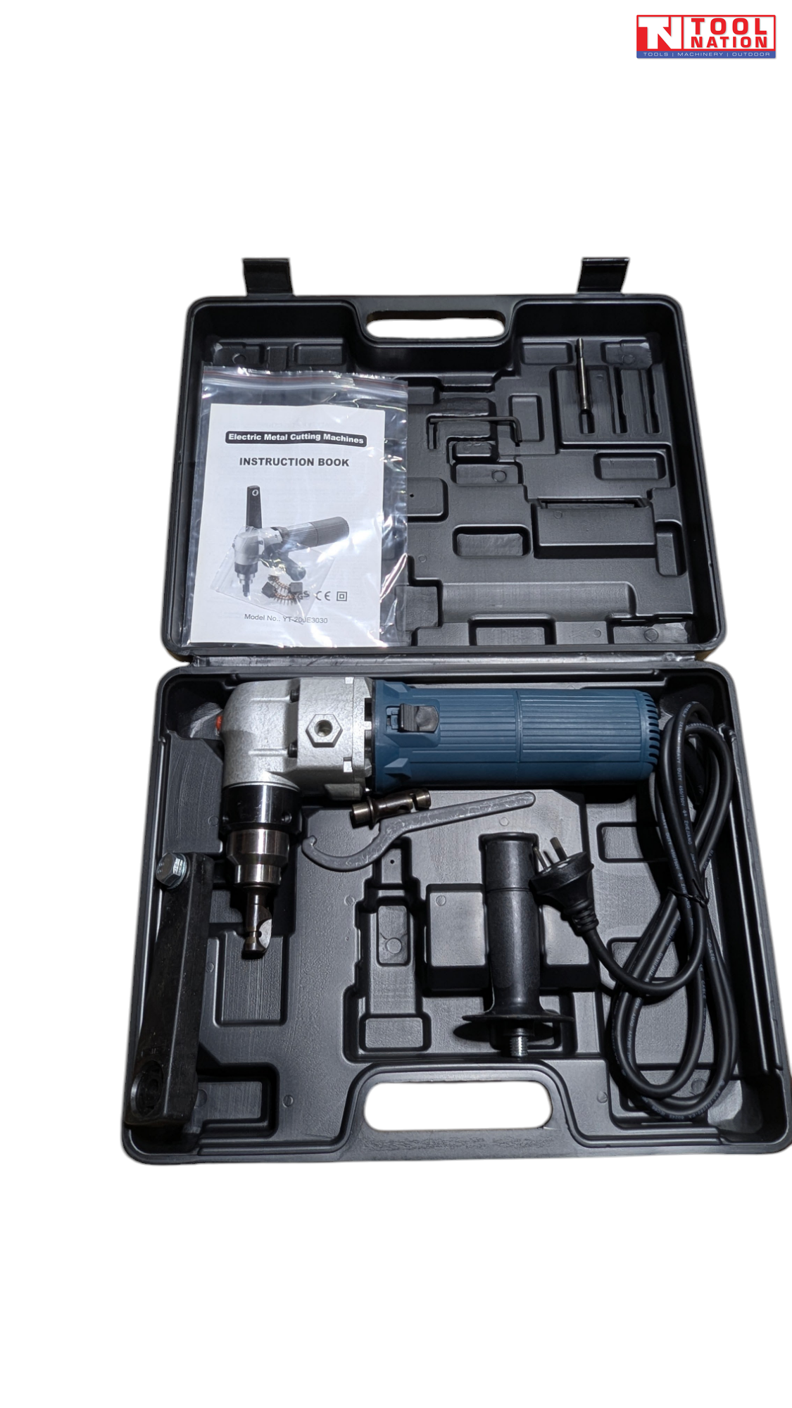 Electric Nibbler 625W | Pro Cutting Head | Cuts Steel 2.5mm, Stainless 1.5mm