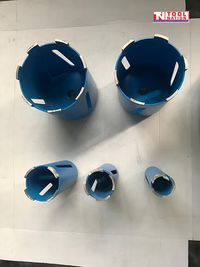 PT350KIT Diamond Core Drill Bit Set Wet/Dry 38–127mm with Case SDS Hex Adapters