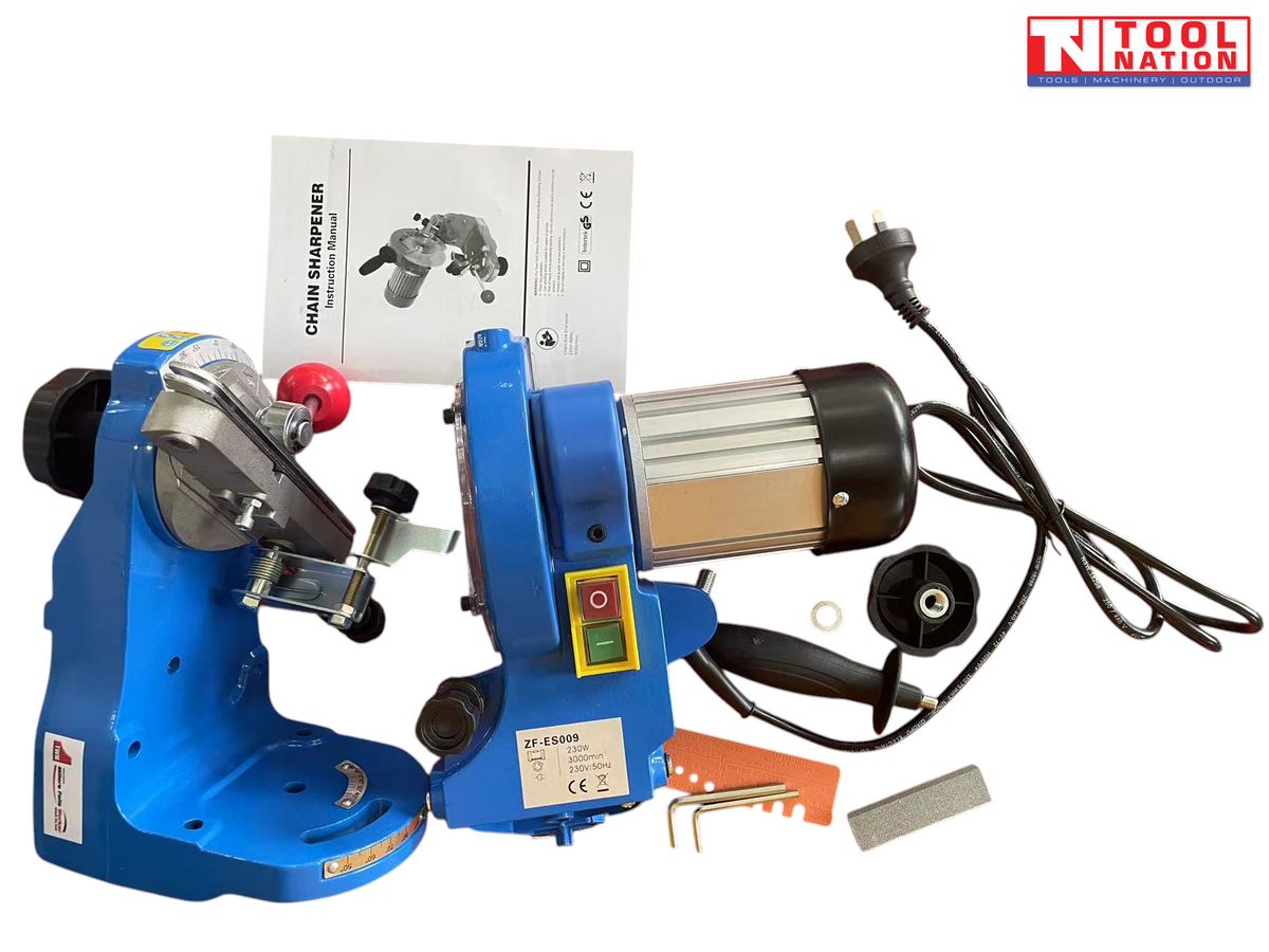 PT60PROF Electric Chainsaw Sharpener | 240V | Bench Mount | Compact & Portable