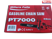 Red chainsaw box