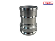 4 inch aluminium hose tail camlock fitting close-up