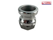 1.5 inch aluminium camlock fitting close-up