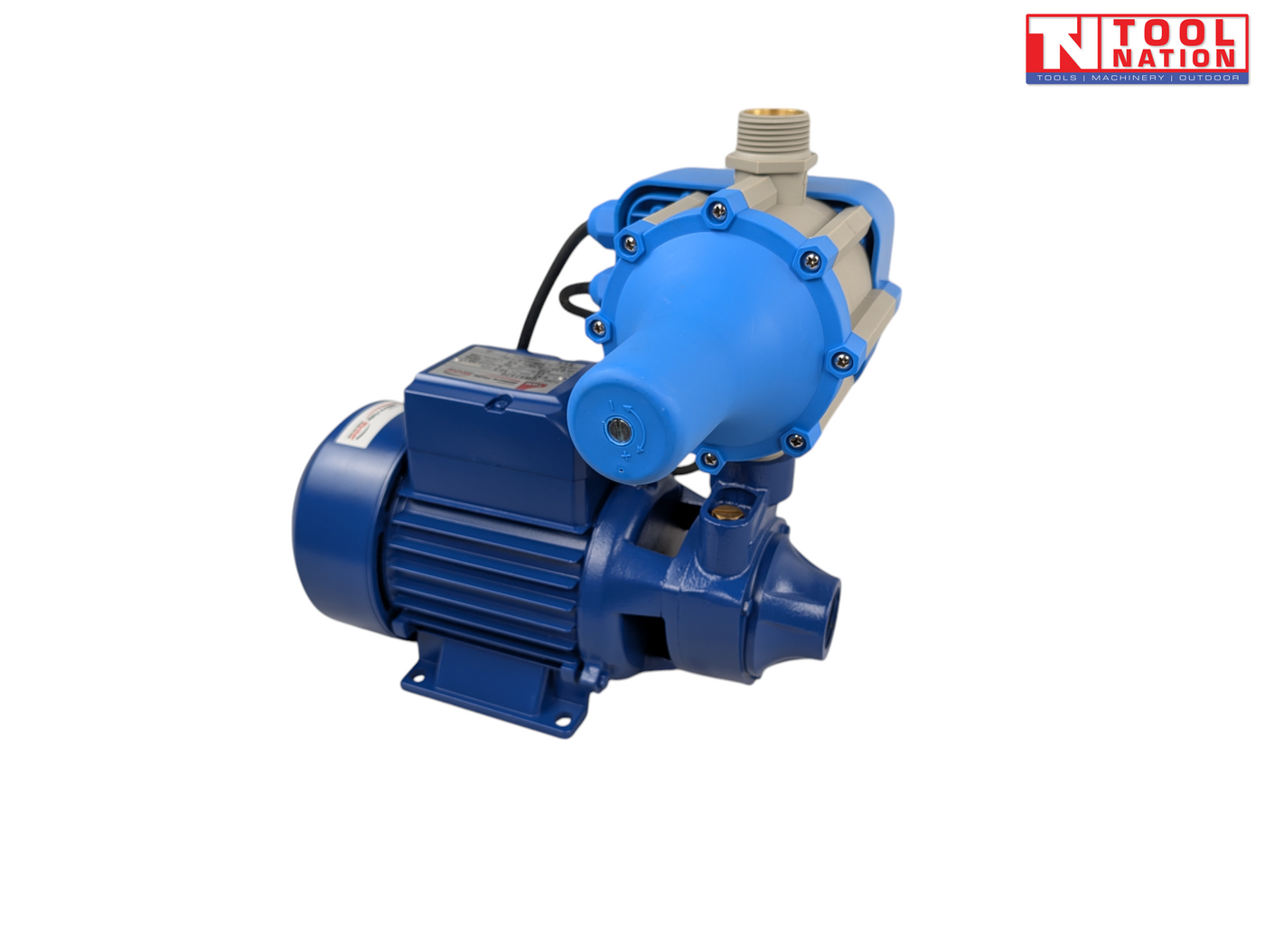 Pressure pump rear angled view